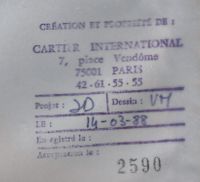 Cartier 1-2021 003 Stempel