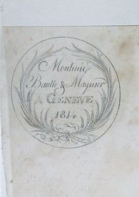 Bautte &amp; Moynier 1810-1870 12-2021 Name